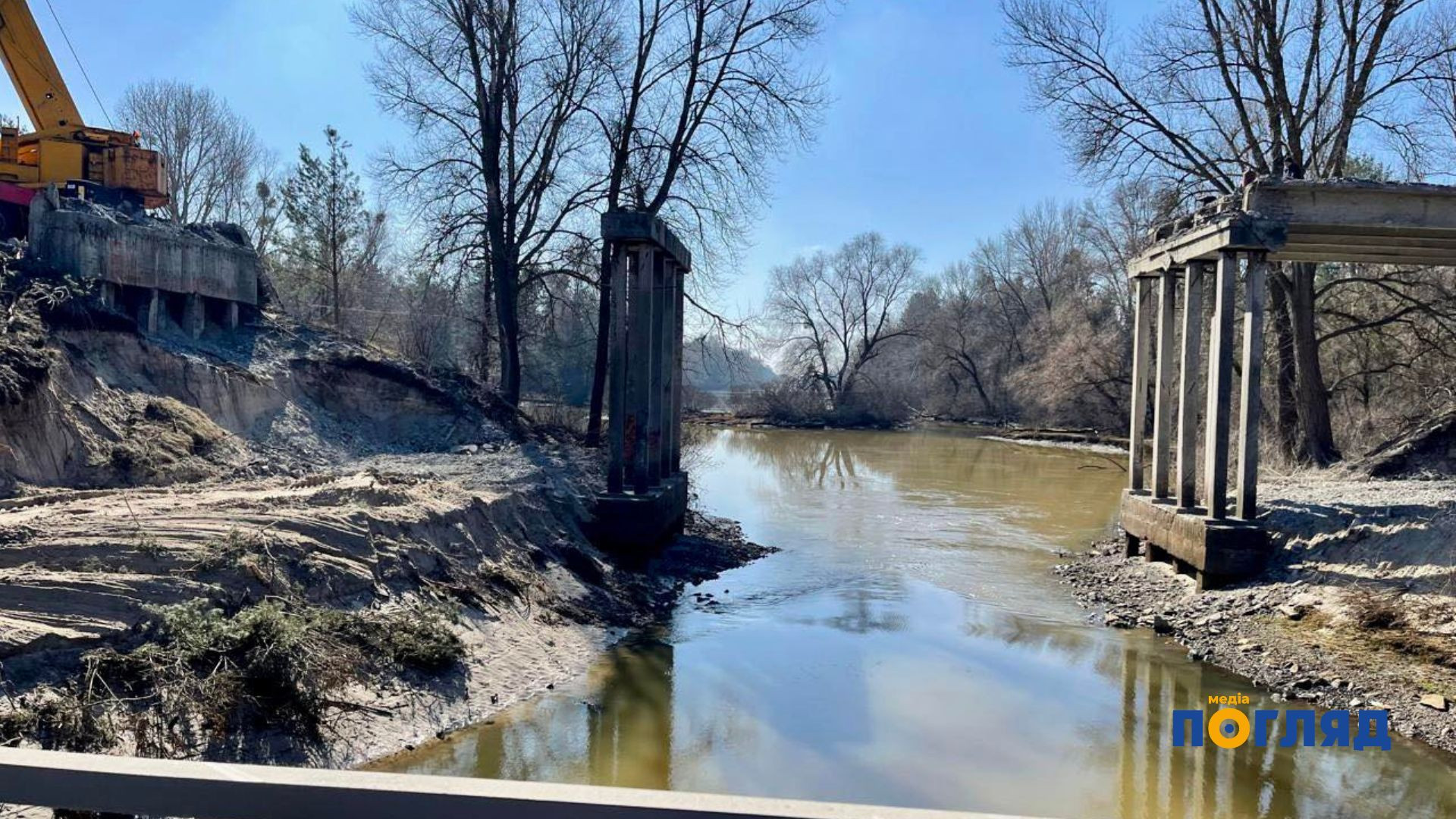 У Вишгородському районі триває капітальний ремонт мосту на дорозі Київ–Вишгород–Десна–Чернігів (ФОТО) - зображення